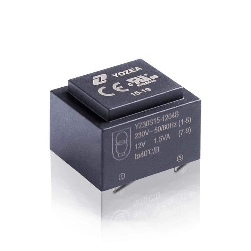 YZ30S15-1204B-PCB Mount Encapsulated Transformer kelas B 230v to 12v transformer